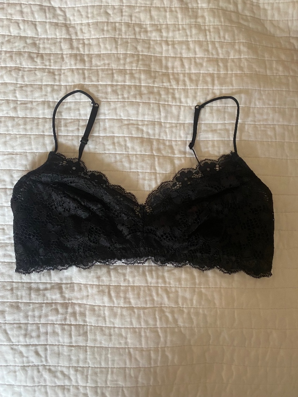 Honeydew Black Bralette - Size M